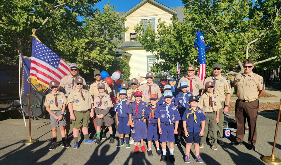 Lincoln Pack 160 July 4, 2023 parade